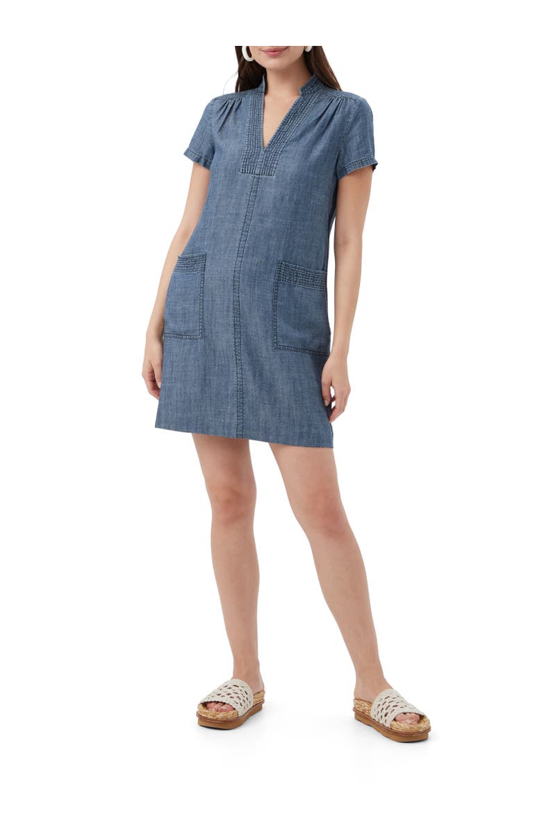 Trina Turk Suntan 2 Chambray Dress, Main, color, 