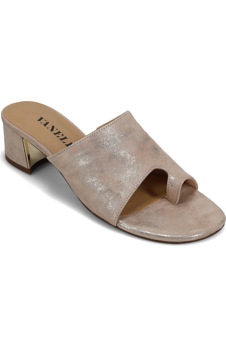 VANELi Cruz Toe Loop Sandal, Main, color, Champagne