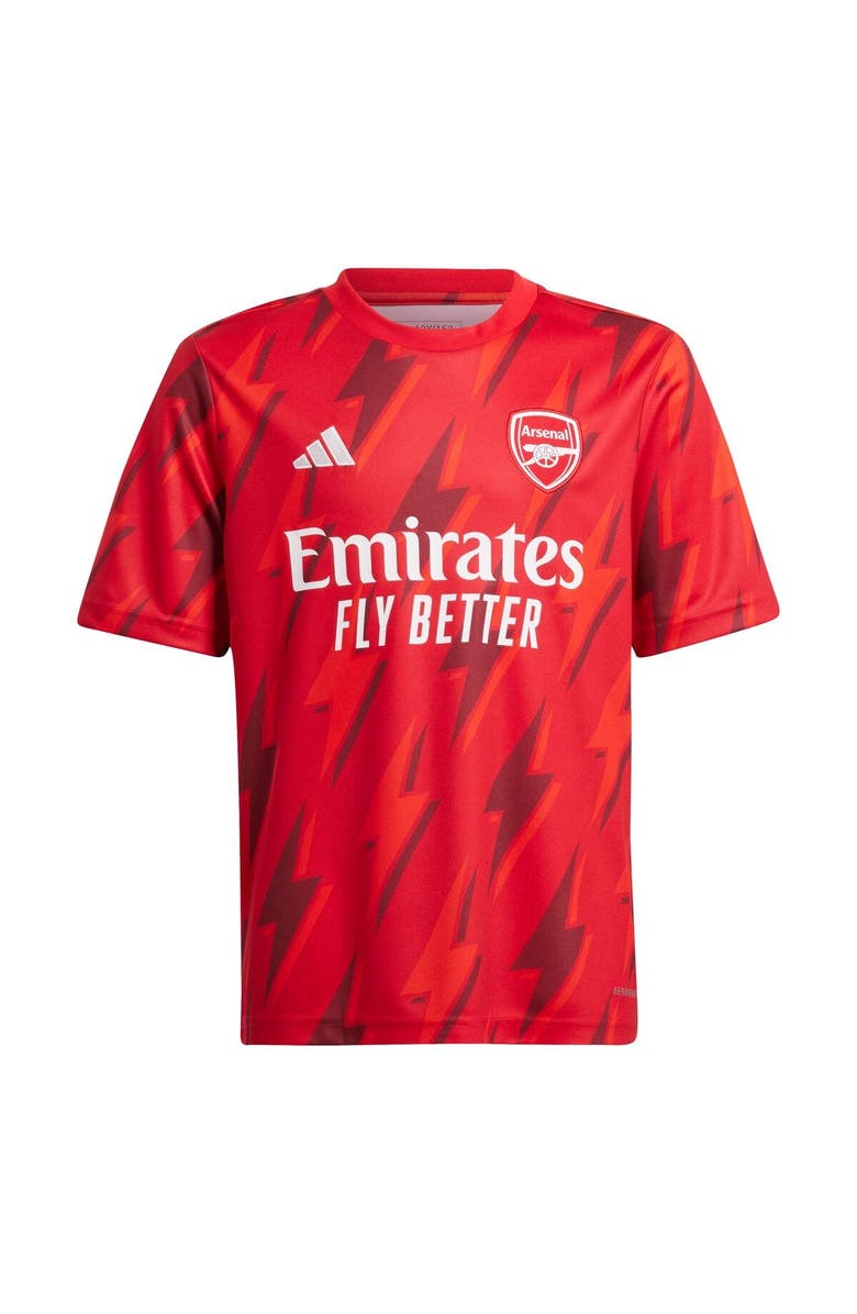 adidas Youth adidas  Red Arsenal 2023/24 Pre-Match Top, Alternate, color, 