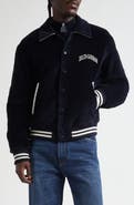 Dolce&Gabbana Padded Corduory Varsity Jacket