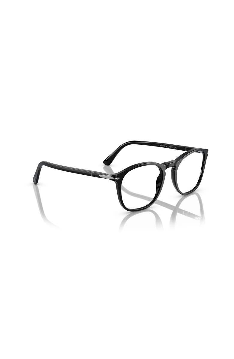 Persol 52mm Square optical glasses, Alternate, color, Black