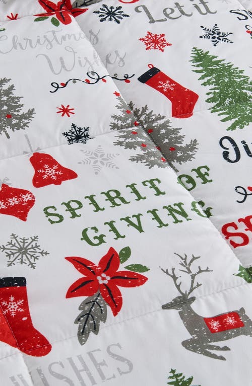 Woven & Weft Holiday 3-piece Comforter Set In Multi