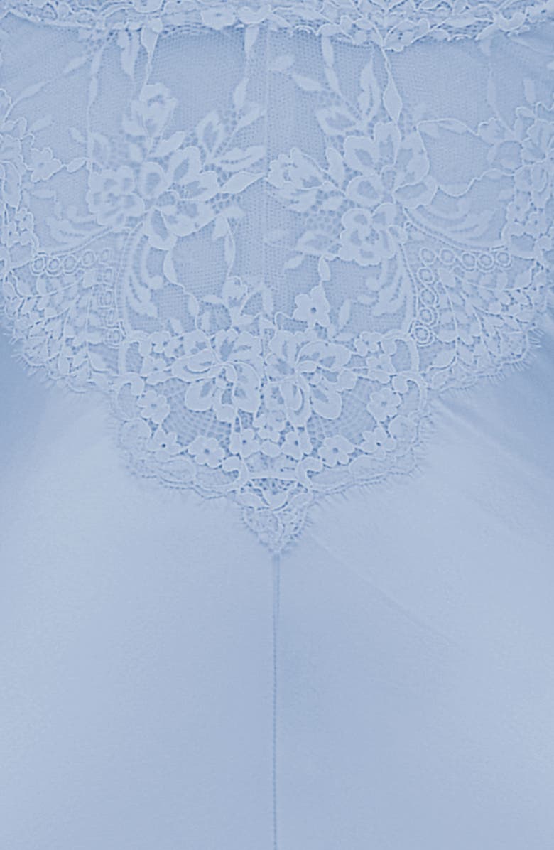 HOUSE OF CB Rafaela Lace Inset Silk Blend Cocktail Dress, Alternate, color, 