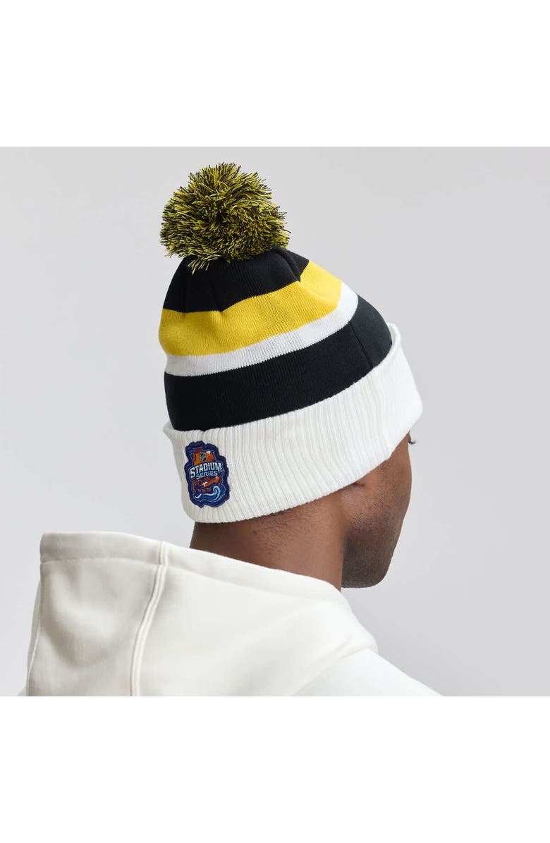 FANATICS Men's Fanatics Black Boston Bruins 2026 NHL Stadium Series Authentic Pro Cuffed Knit Hat with Pom, Alternate, color, Black