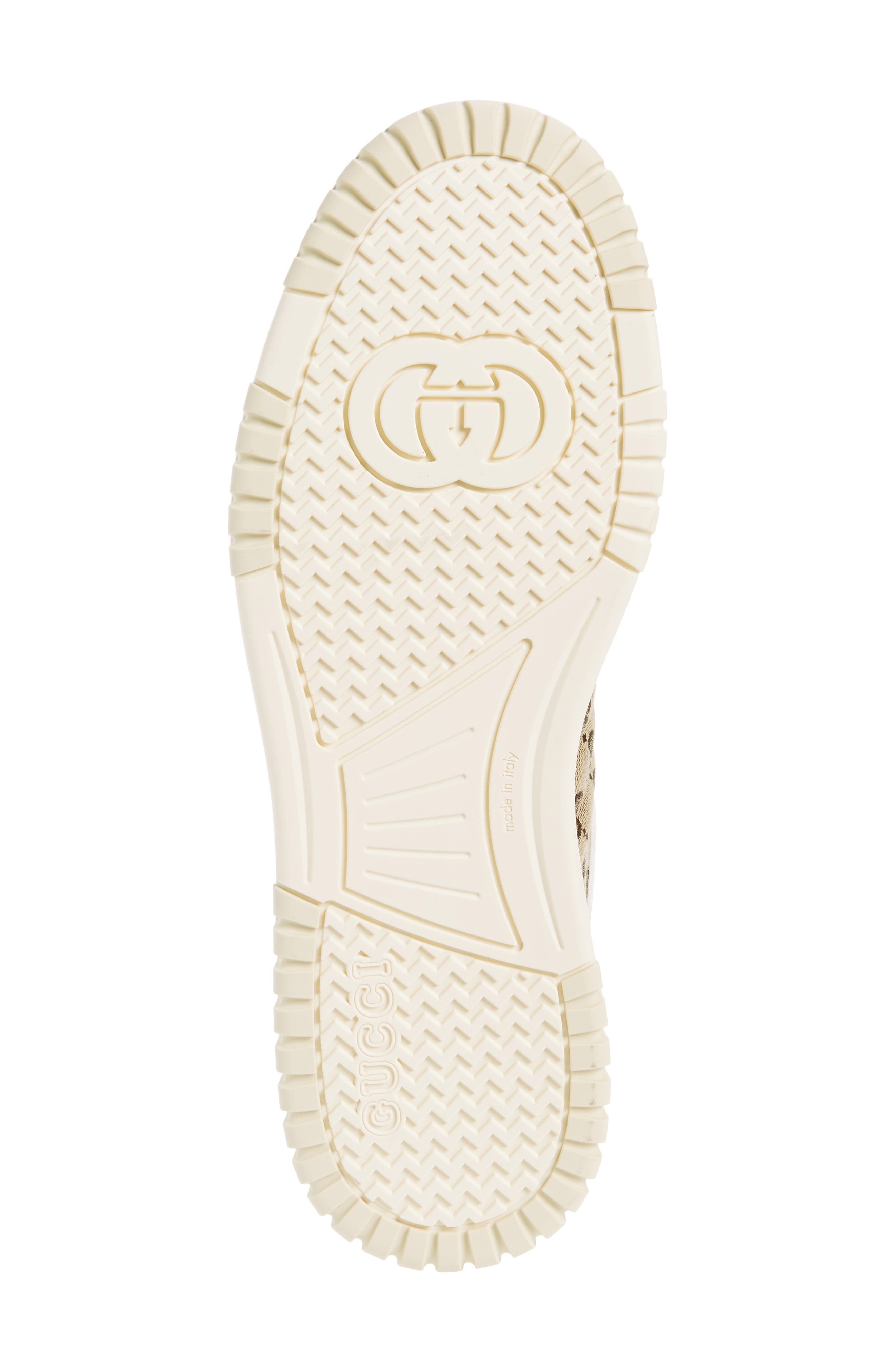 Gucci Re-Web Mixed Media Low Top Sneaker, Alternate, color, Beige Whte