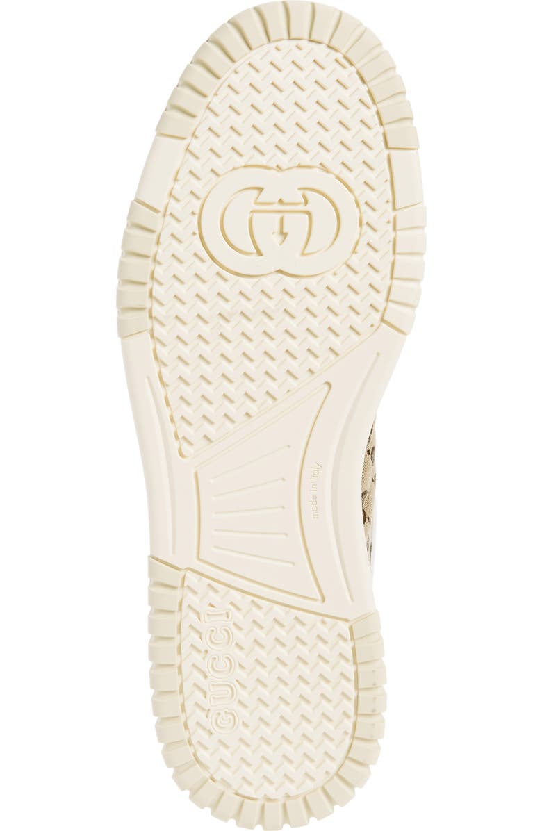 Gucci Re-Web Mixed Media Low Top Sneaker, Alternate, color, Beige Whte