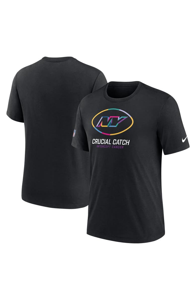 Nike Men's Nike Black New York Jets 2024 NFL Crucial Catch T-Shirt, Main, color, Black