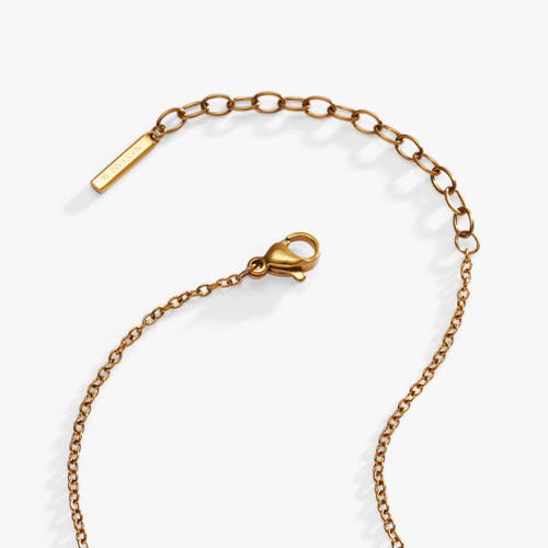 Alex And Ani Pear And Crystal Inline Necklace In Pearl