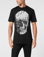PHILIPP PLEIN T-Shirt Round Neck Ss Print Skull Men