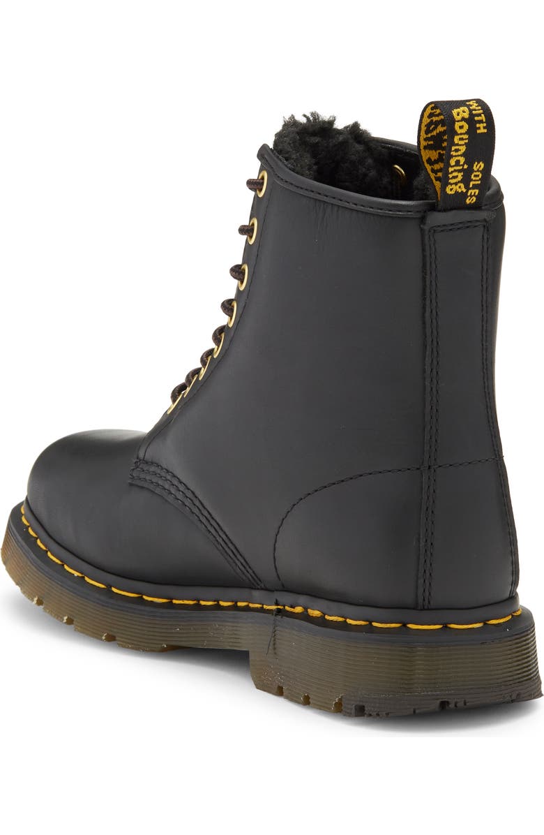 Dr. Martens 1460 Waterproof Wintergrip Faux Fur Lined Boot, Alternate, color,