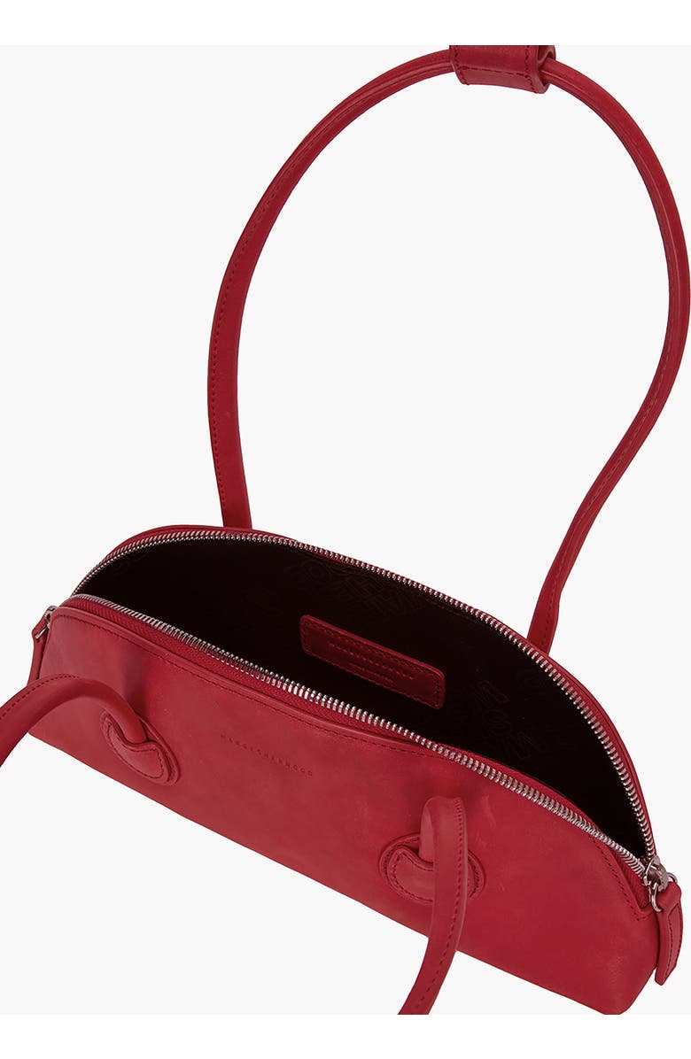 MARGESHERWOOD Bessette Leather Shoulder Bag, Alternate, color, Apple Red Pull-Up