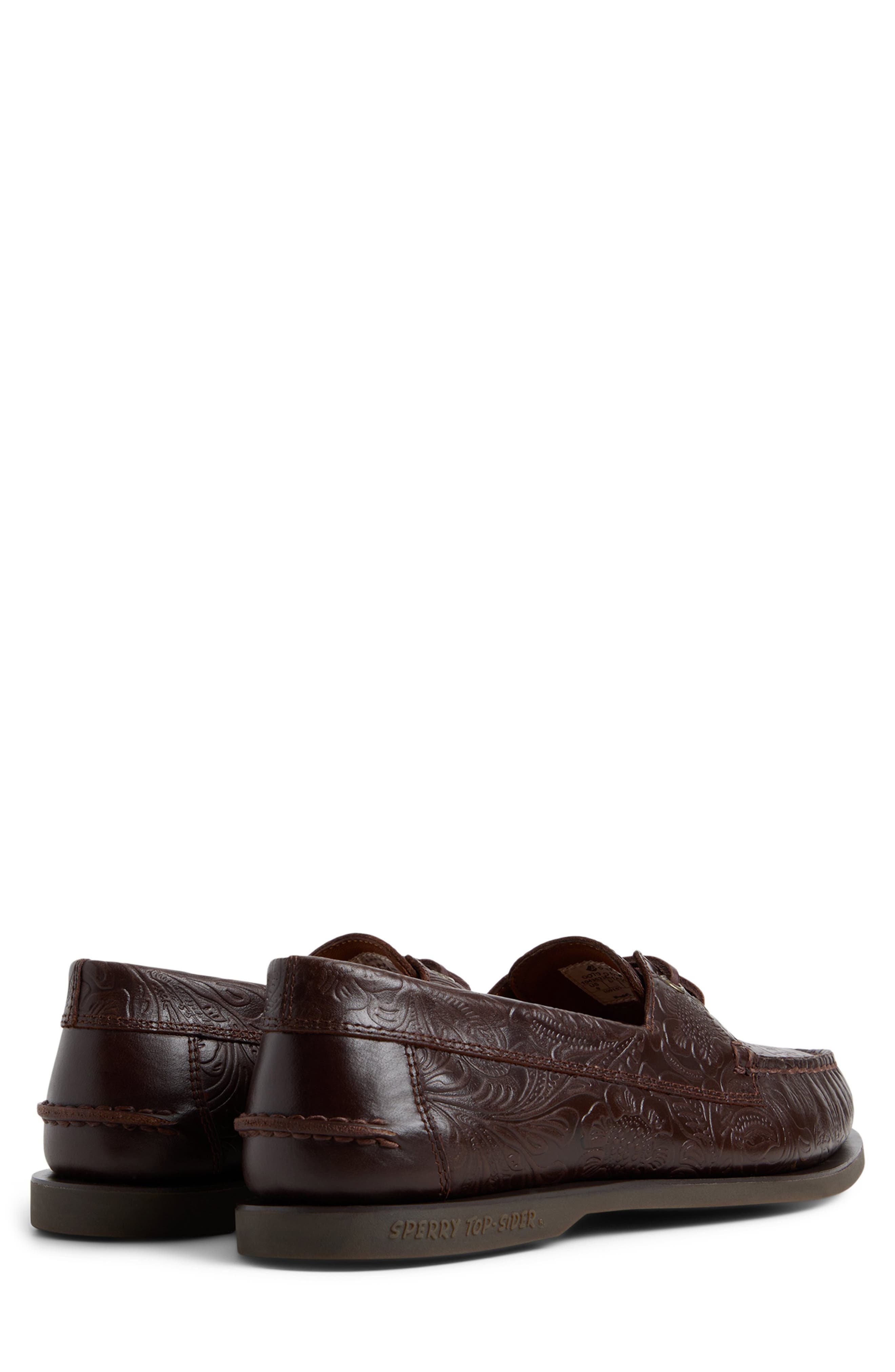 Sperry Lou Boat Shoe, Alternate, color, Dark Brown