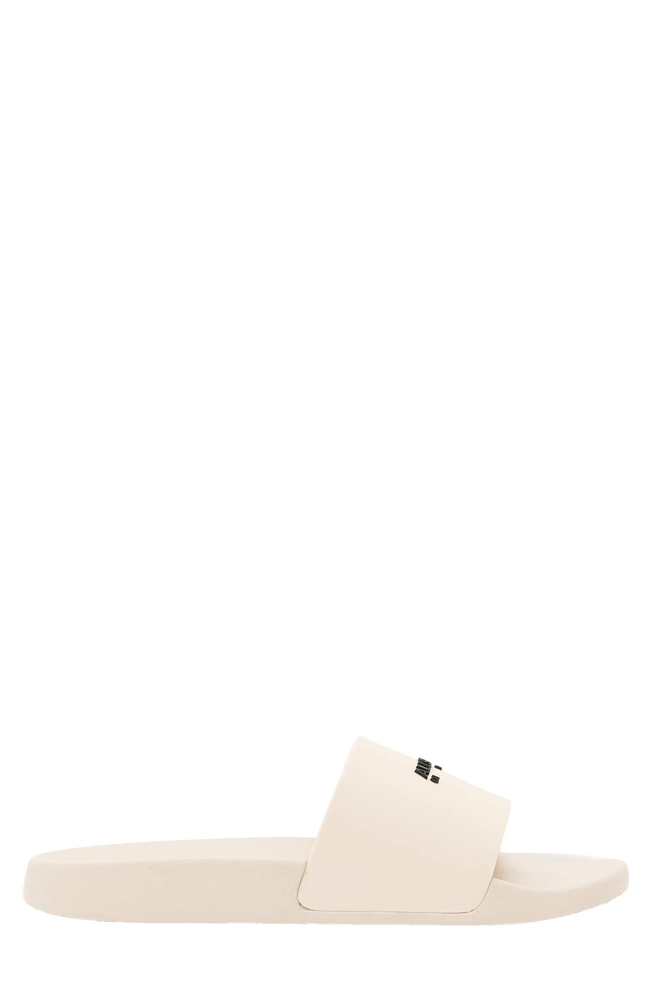 Date Slide Sandal, Alternate, color, CHALK WHITE