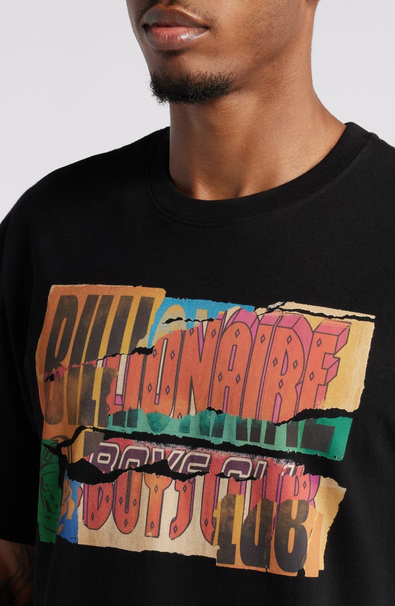 Billionaire Boys Club Torn Cotton Graphic T-Shirt, Alternate, color, 