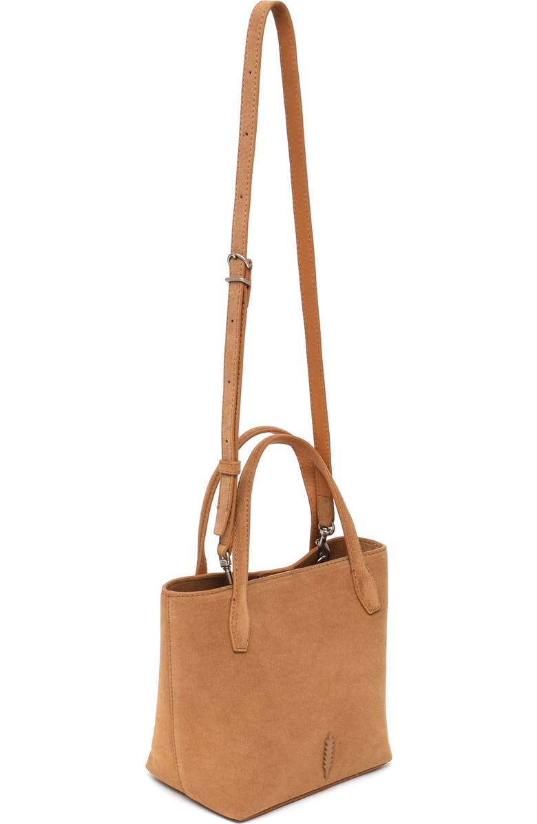 Thacker Asher Suede Crossbody Tote, Alternate, color, Hazelnut