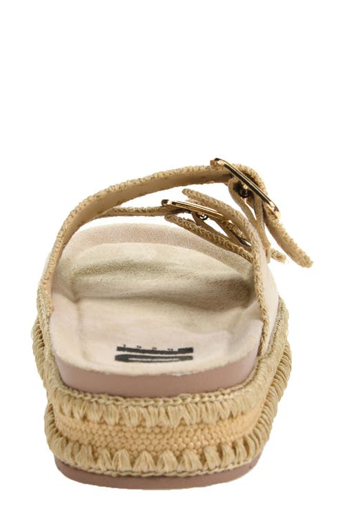 Dirty Laundry Cubana Buckle Platform Sandal In Cream
