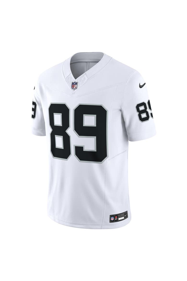 Men's Nike Brock Bowers White Las Vegas Raiders  Vapor F.U.S.E. Limited Jersey, Alternate, color, White