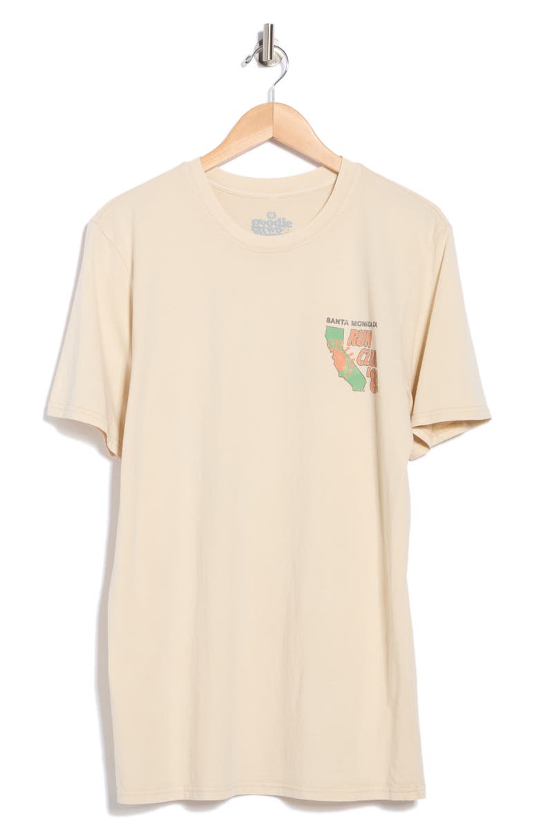 Goodie Two Sleeves Santa Monica Run Club Graphic T-Shirt, Alternate, color, Fog