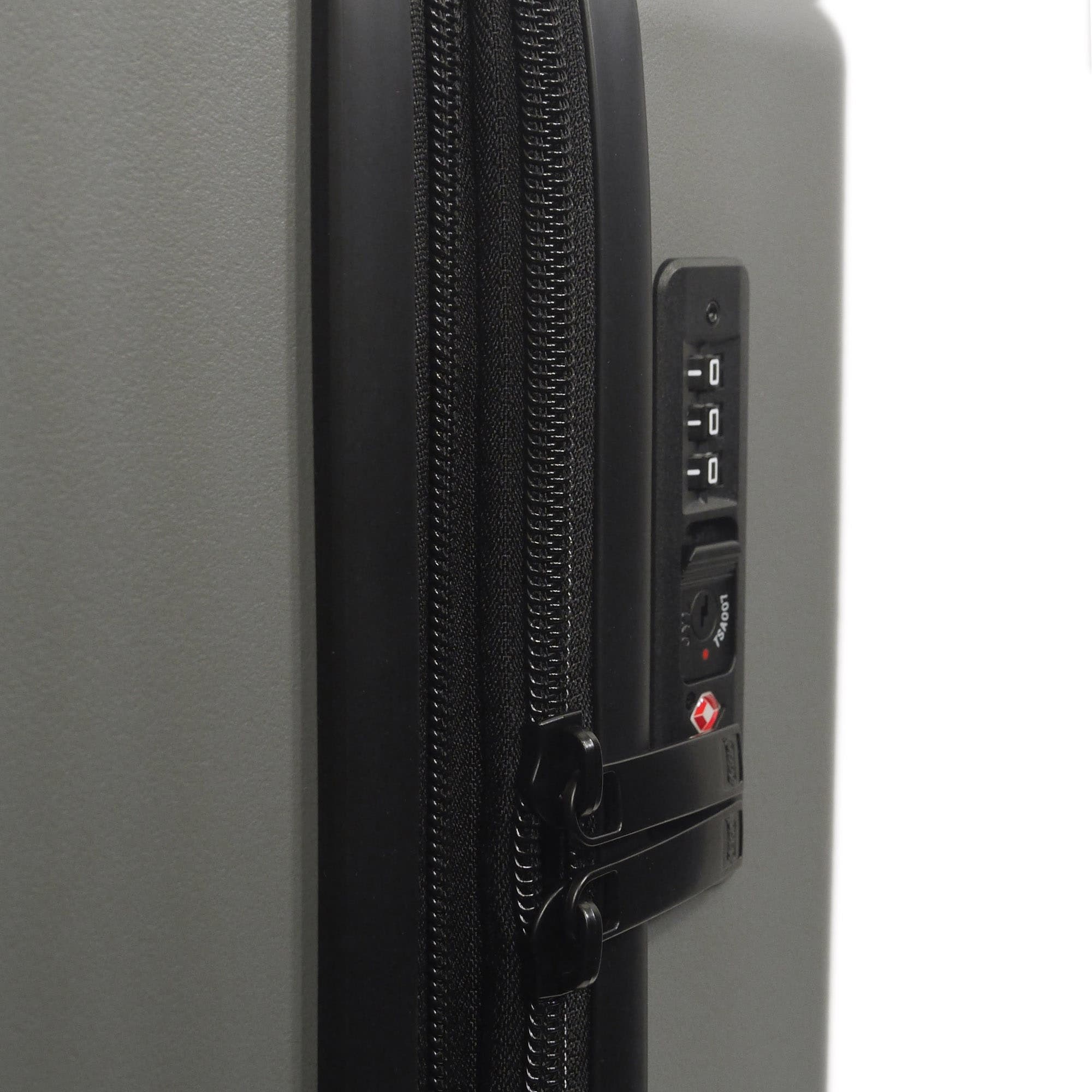 LEGO Signature Brick 2x3 Trolley Expandable 21.5 inch carry-on luggage, Alternate, color, Grey