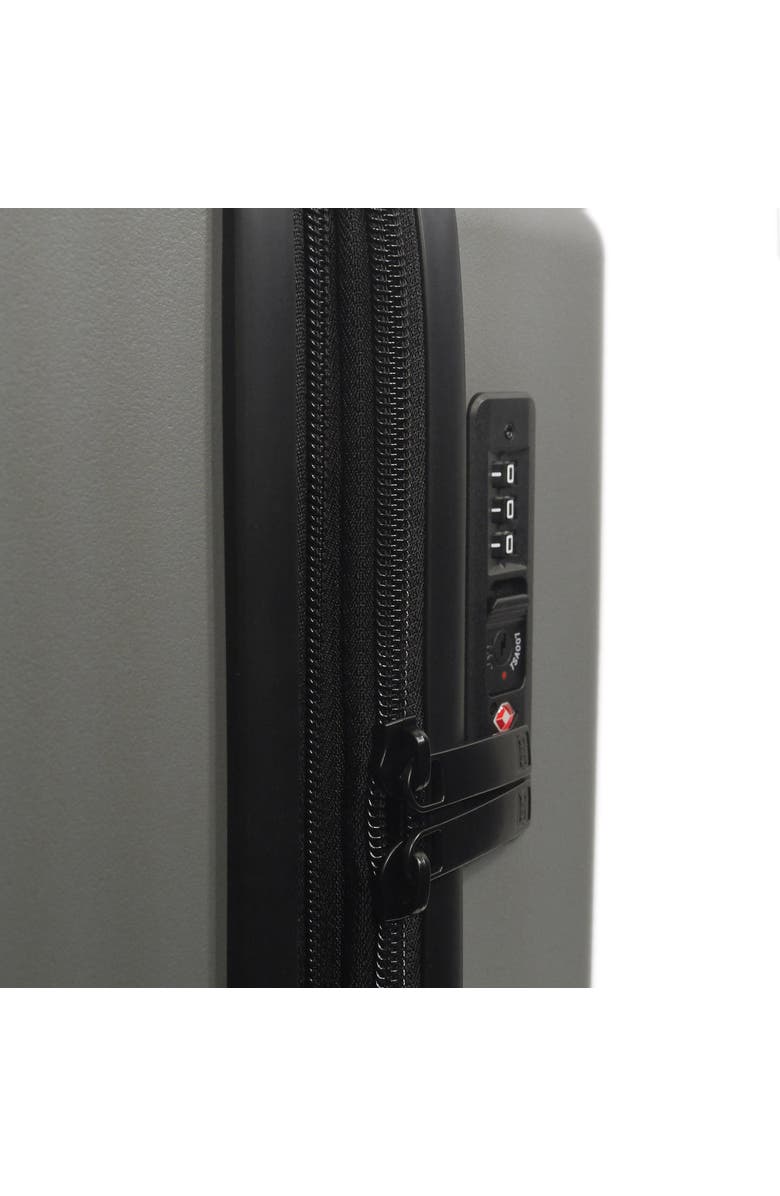 LEGO Signature Brick 2x3 Trolley Expandable 21.5 inch carry-on luggage, Alternate, color, Grey