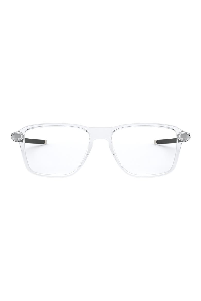 54mm Square Optical Glasses, Main, color, CLEAR