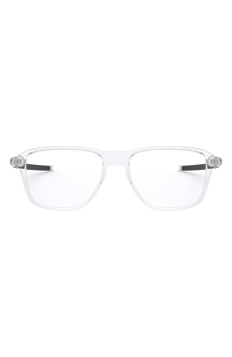 Oakley 54mm Square Optical Glasses, Main, color,