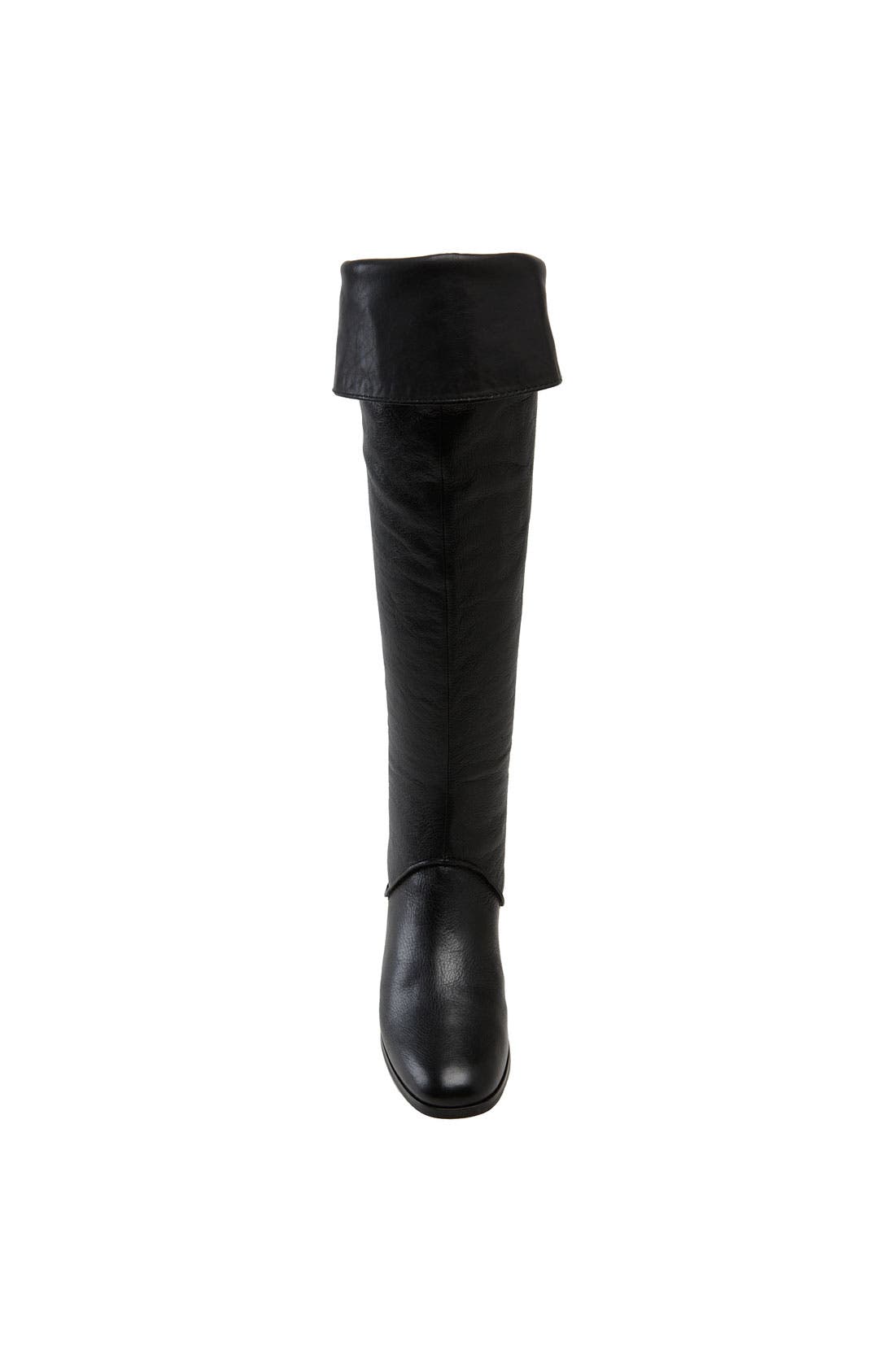 'Georgia' Over the Knee Boot, Alternate, color, BLACK CALF