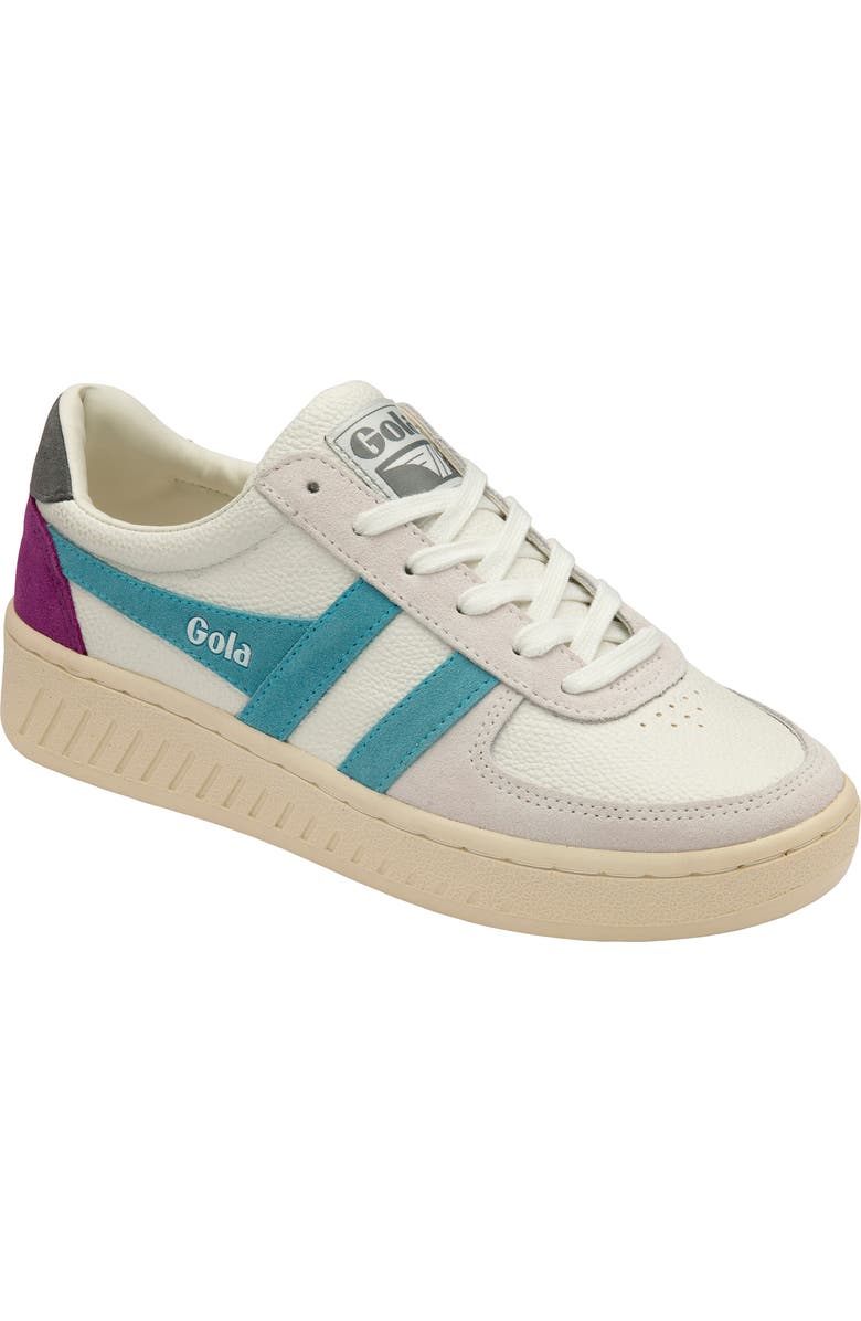 Gola Classics Grandslam Trident Sneaker, Main, color, White/ Ocean/ Ash