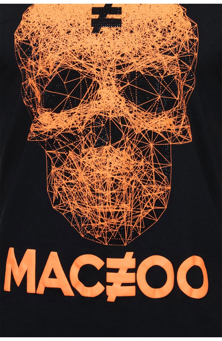 Maceoo Skull Graphic Crew T-Shirt, Alternate, color,