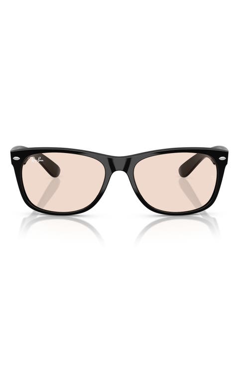 New Wayfarer 55mm Rectangular Sunglasses