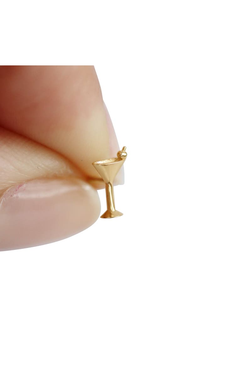 Whit Jewelry 14K Yellow Gold Martini Stud, Alternate, color, Gold - Butterfly Back