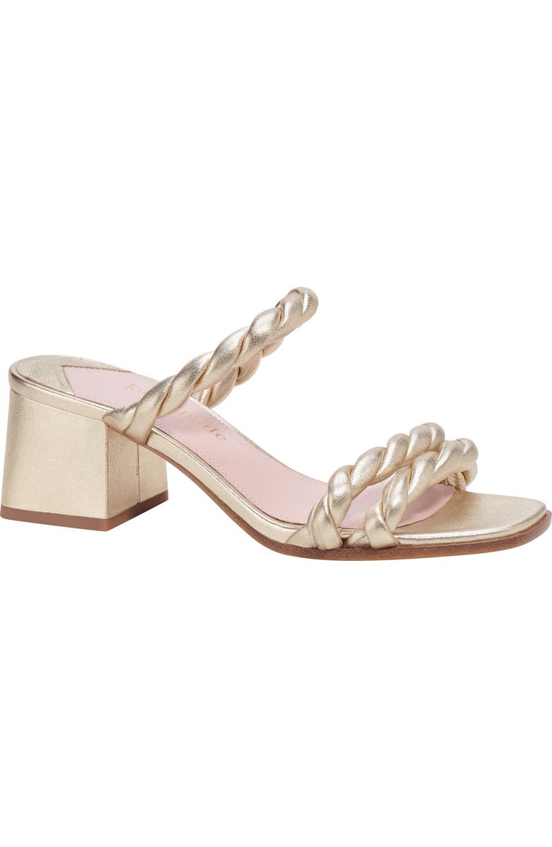 Kate Spade New York nina sandal, Main, color, Pale Gold