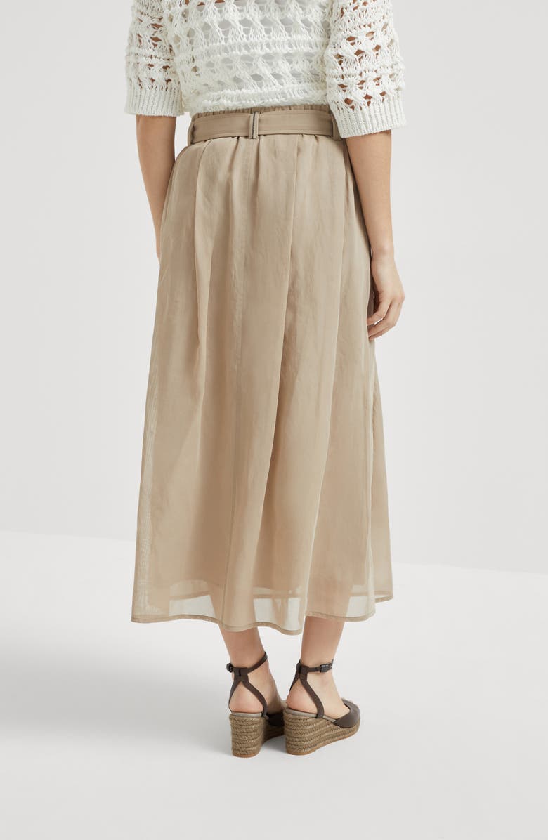 Brunello Cucinelli Full skirt with monili, Alternate, color,