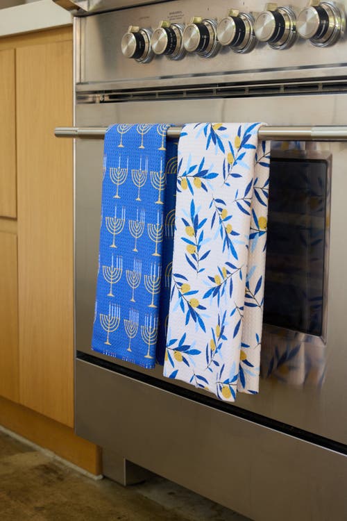 Geometry Kitchen Tea Towel Set In Multi