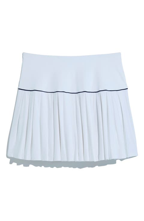 Mid Rise Pleated Golf Skort
