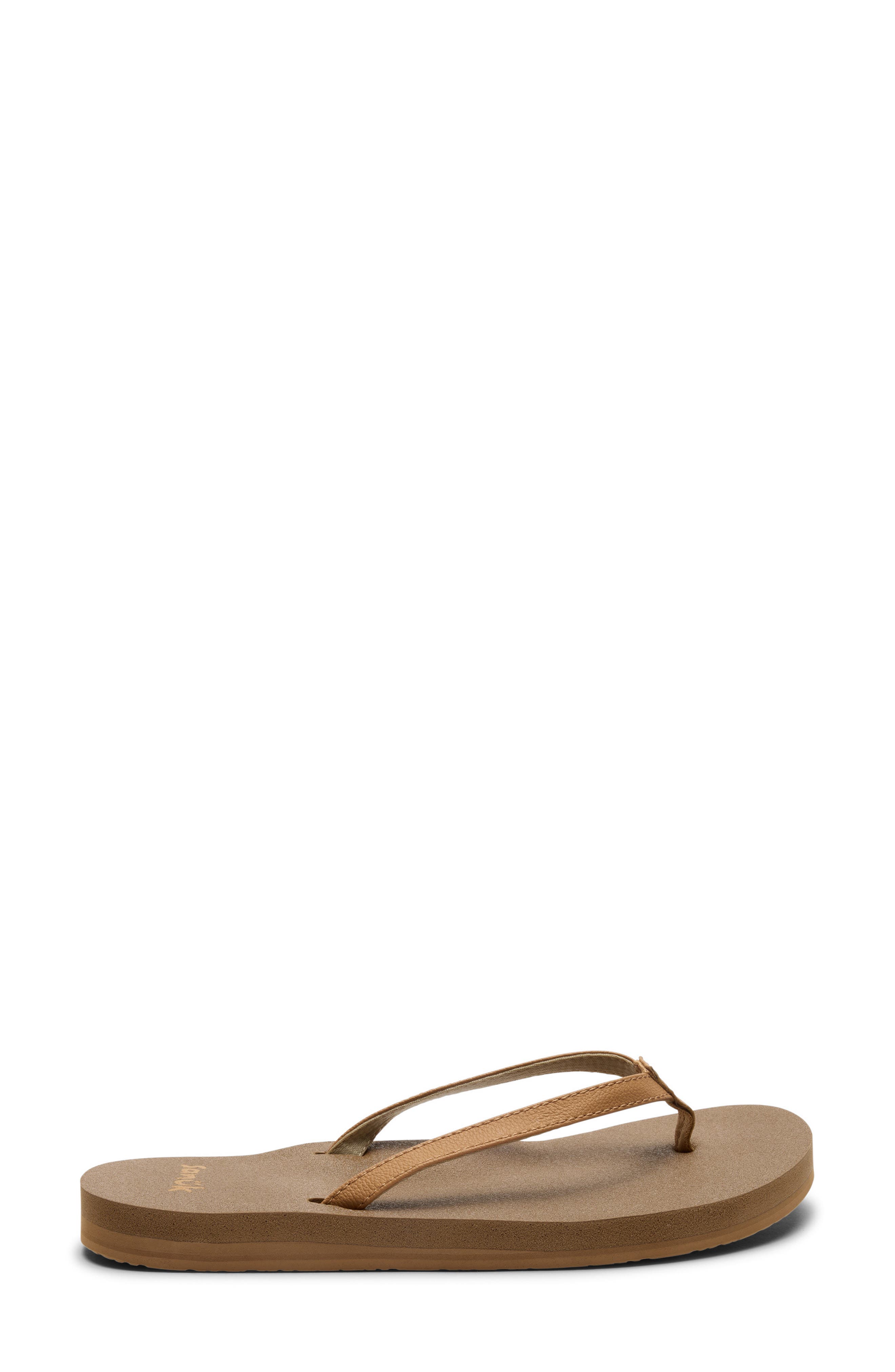 Yoga Joy II Flip Flop, Alternate, color, TAN