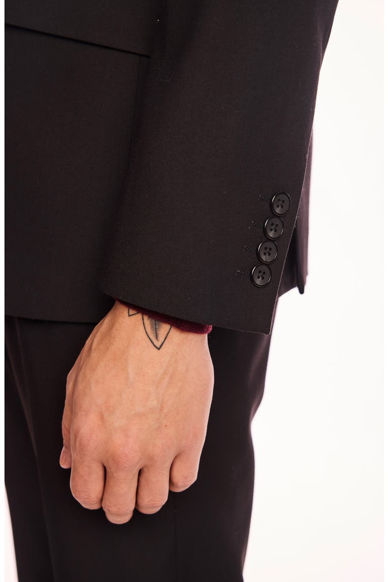 Dover Slim Fit Blazer, Alternate, color, BLACK TWILL