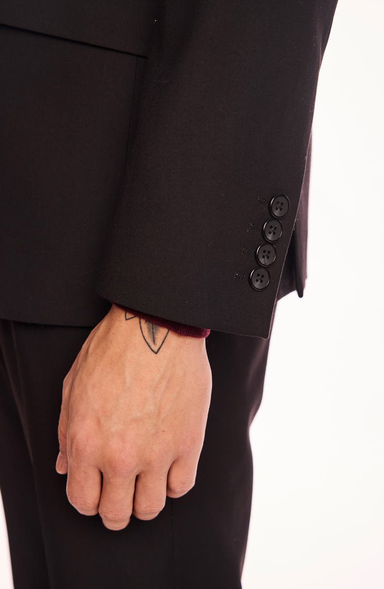 PAISLEY & GRAY Dover Slim Fit Blazer, Alternate, color, Black Twill