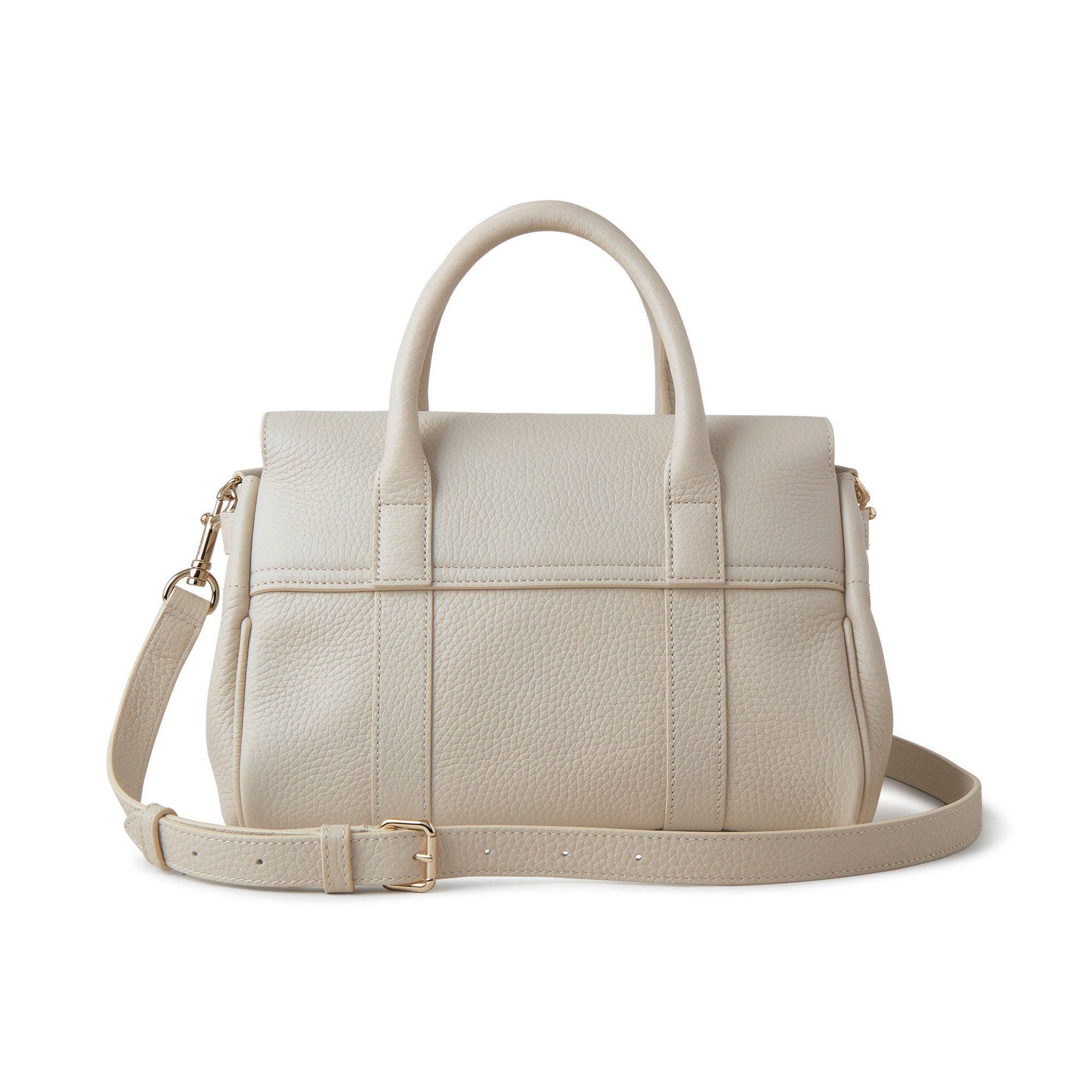 Mulberry Small Bayswater Satchel, Alternate, color, Chalk