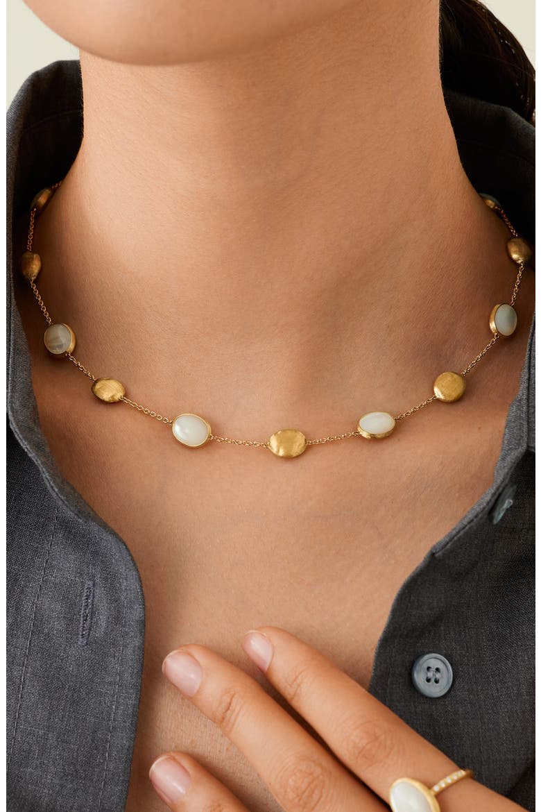Siviglia 18K Yellow Gold Mother-of-Pearl Necklace, Alternate, color, YELLOW GOLD