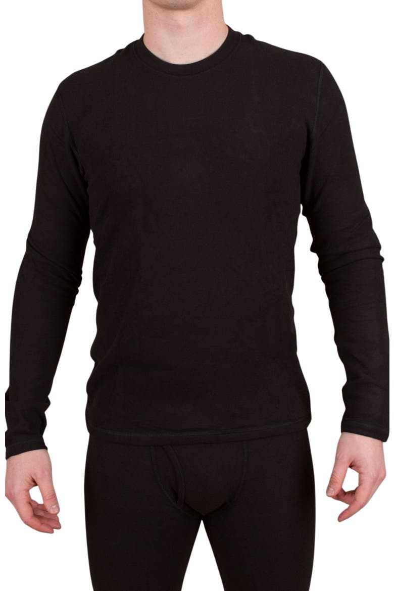 Men's Xt Heat Long Sleeve Thermal Crew, Main, color, Black