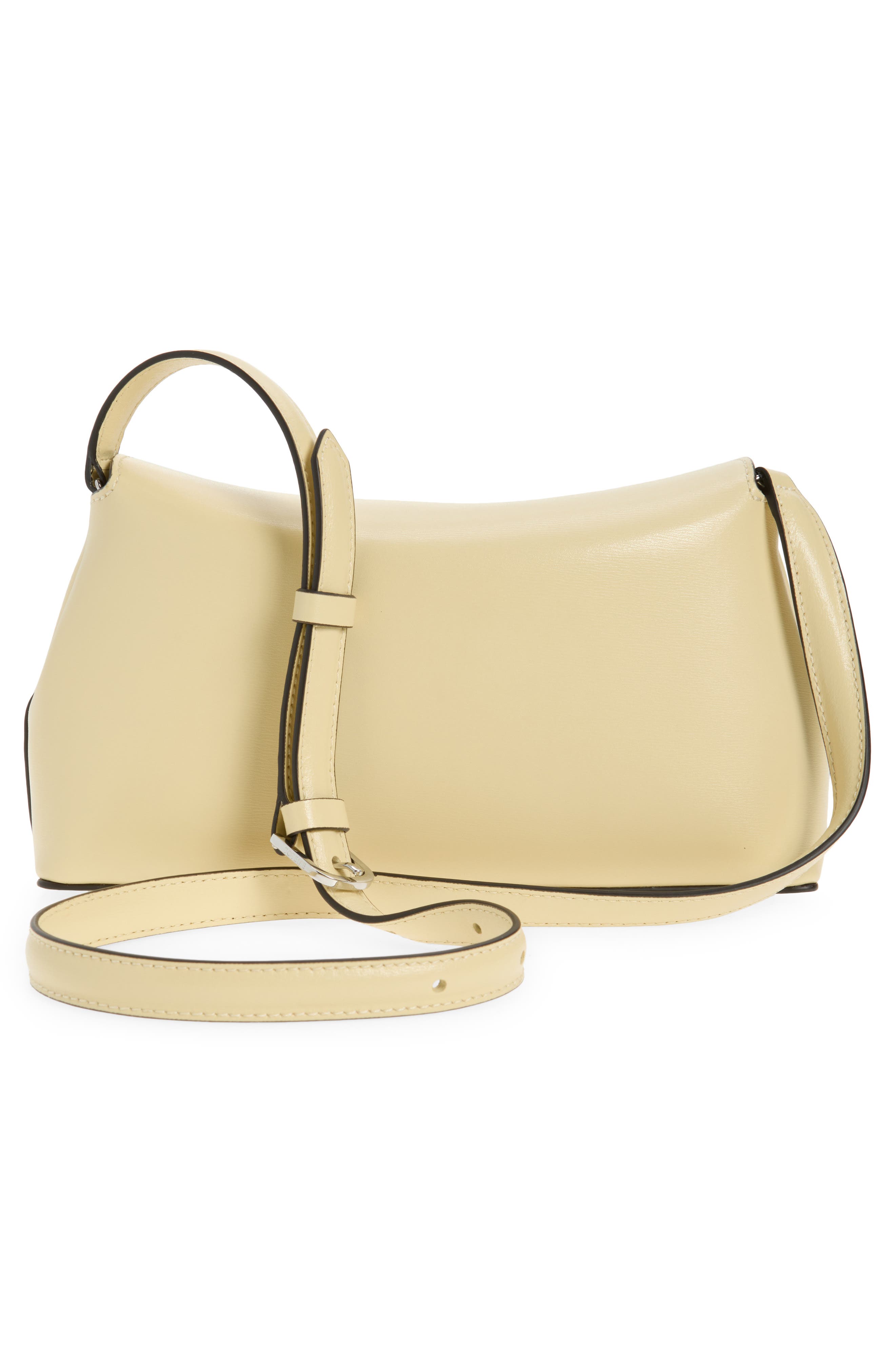 Palmellata T-Lock Leather Clutch Crossbody, Alternate, color, CHAMPAGNE