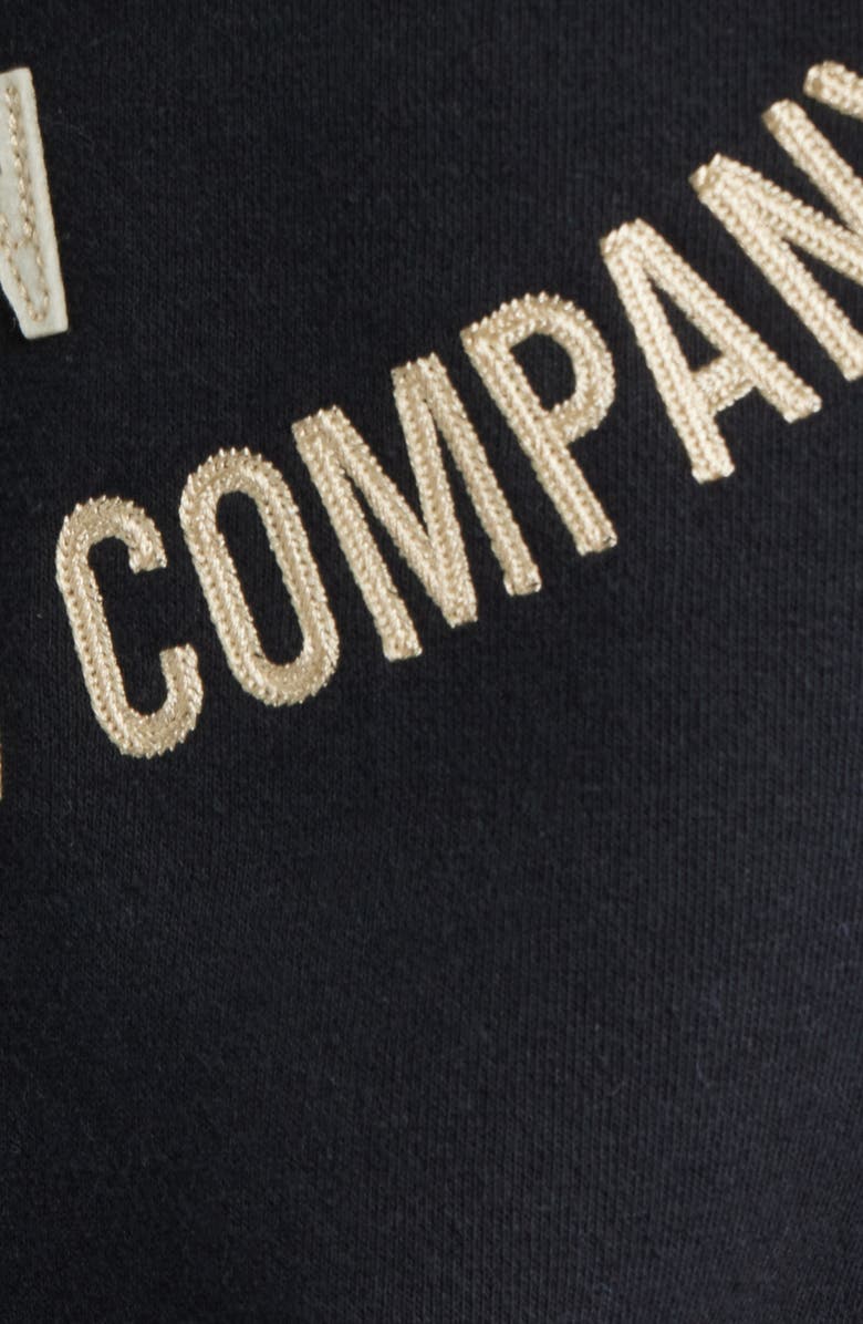 DARK SEAS Waterloo Logo Appliqué Crewneck Sweatshirt, Alternate, color, Black