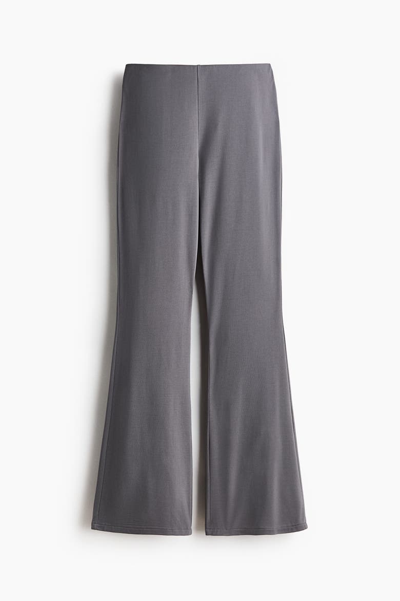 Flared Modal-blend Pants, Main, color, Dark gray