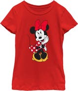Minnie Mouse Girl's Minnie Mouse Adorable Pose Graphic T-Shirt