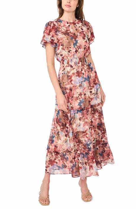 Smocked Waist Maxi Dress