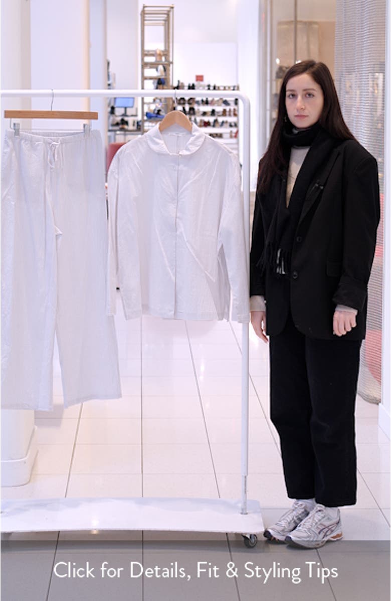 Cotton Stretch Gingham Pajamas, sales video thumbnail