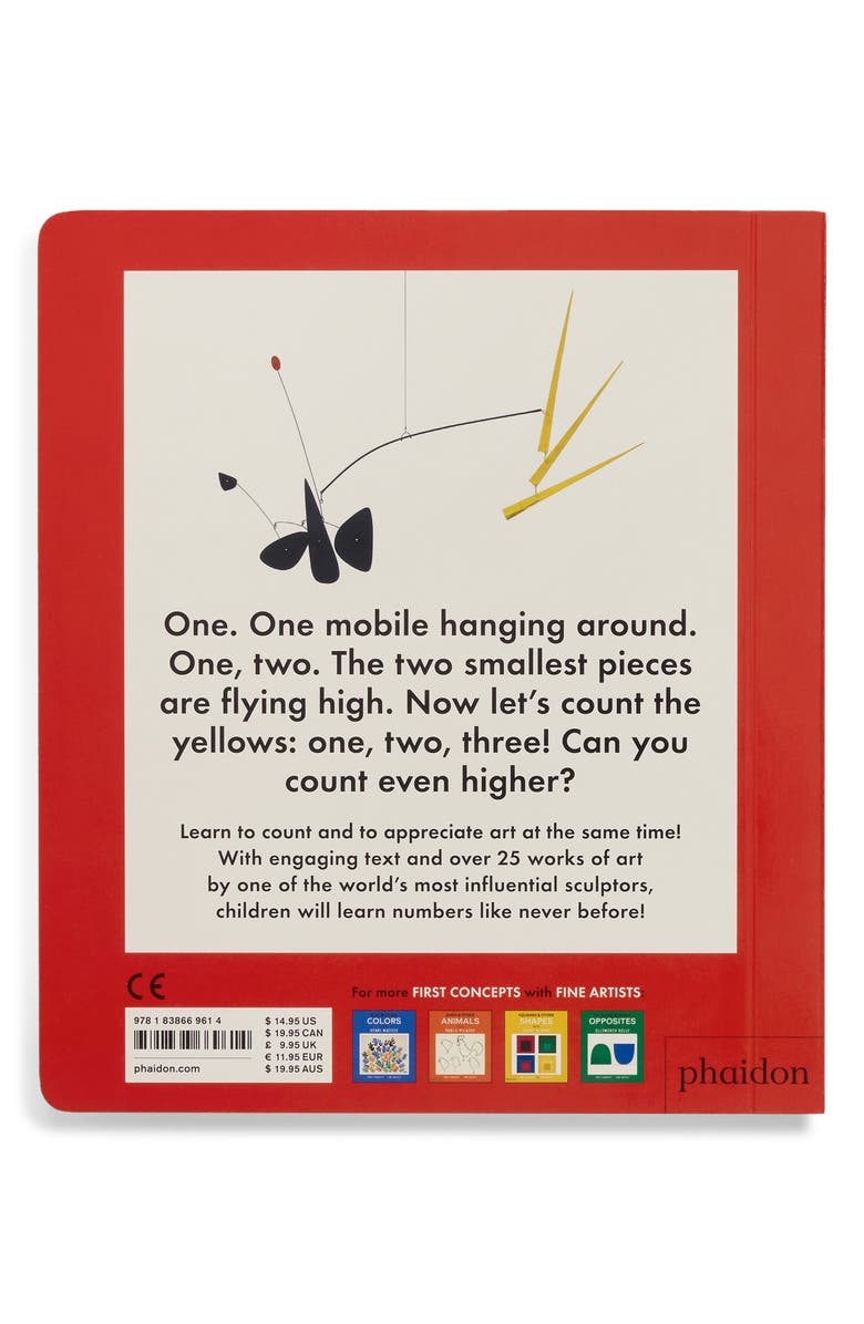 Phaidon Press 'One & Other Numbers: with Alexander Calder' Board Book, Alternate, color, Red Multi