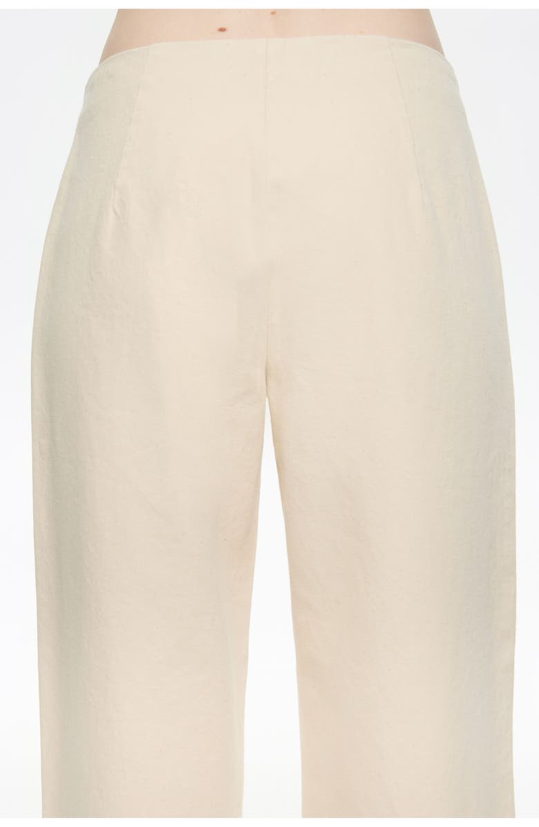 Bimba y Lola Denim Ankle-Length Jeans, Alternate, color, Ivory