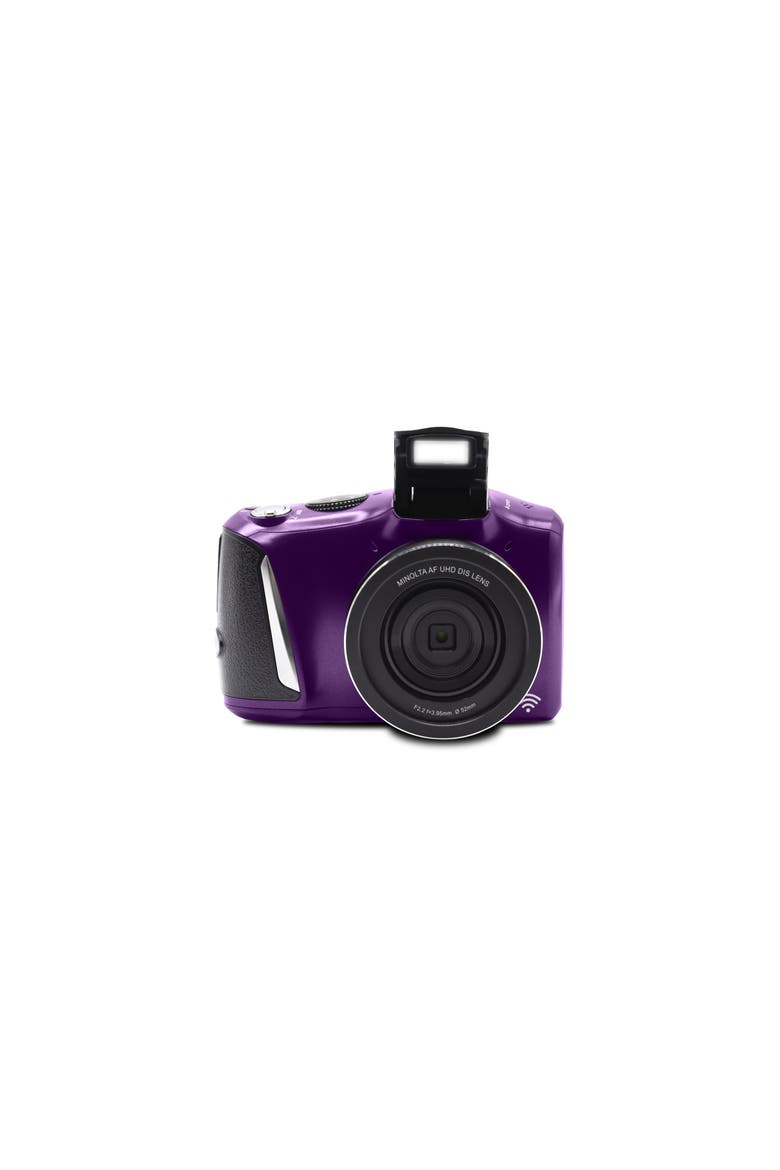 MND55 64 MP Auto Focus / 4K Ultra HD Digital Camera, Alternate, color, PURPLE